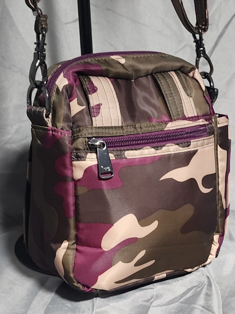 NWOT Lug Can Can Purple Cami Crossbody Bag Purse